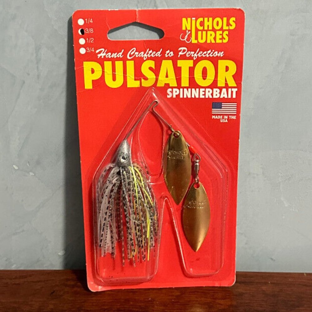 Nichols Lures Gold Rush Series Spinnerbait 3/8oz‎ Bombshell Bass